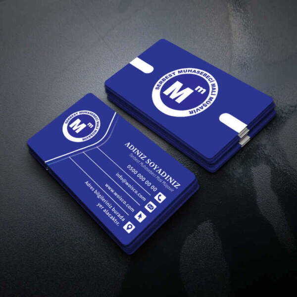 Muhasebeci Kartvizit Baskı 1000 Adet (MD: SM025)