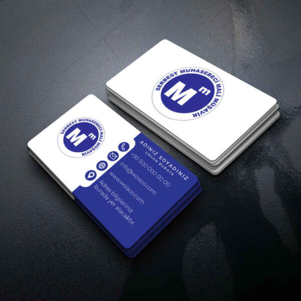 Smmm Muhasebeci Kartvizit Baskı 1000 Adet (MD: SM034)