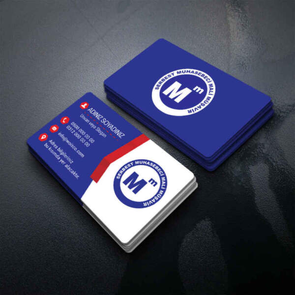 Smmm Muhasebeci Kartvizit Baskı 1000 Adet (MD: SM037)