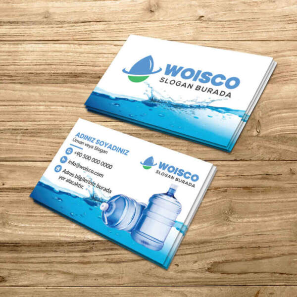 Sucu Kartvizit Baskı (Su Bayii Kartvizit) Md:SK134