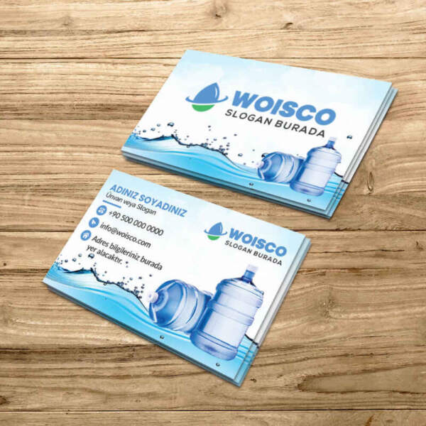 Sucu Kartvizit Baskı (Su Bayii Kartvizit) Md:SK135