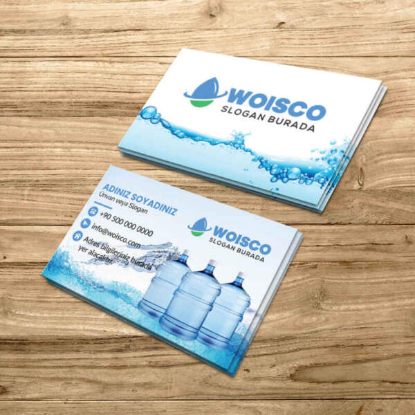 Sucu Kartvizit Baskı (Su Bayii Kartvizit) Md:SK136