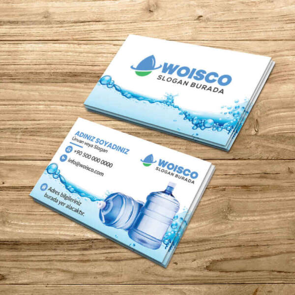 Sucu Kartvizit Baskı (Su Bayii Kartvizit) Md:SK137