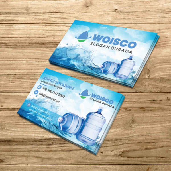 Sucu Kartvizit Baskı (Su Bayii) SK138