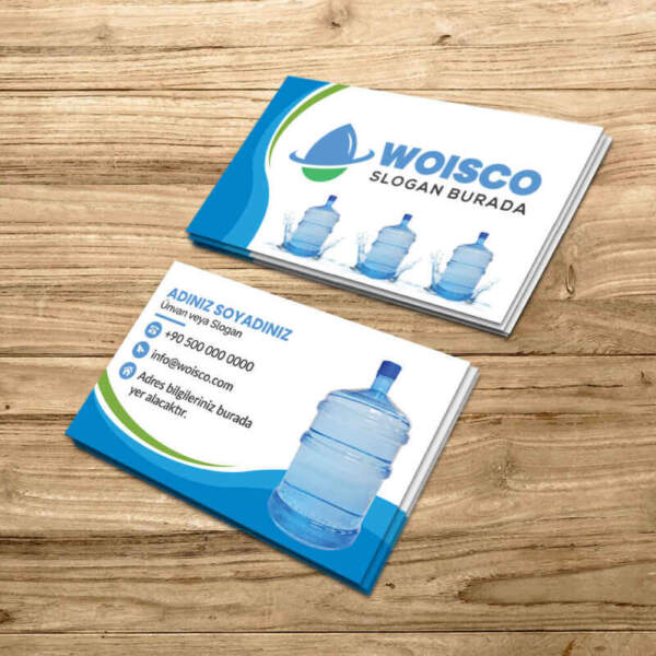 Sucu Kartvizit Baskı (Su Bayii Kartvizit) Md:SK139