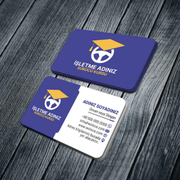 Sürücü Kursu Kartvizit Baskı Md:SK110