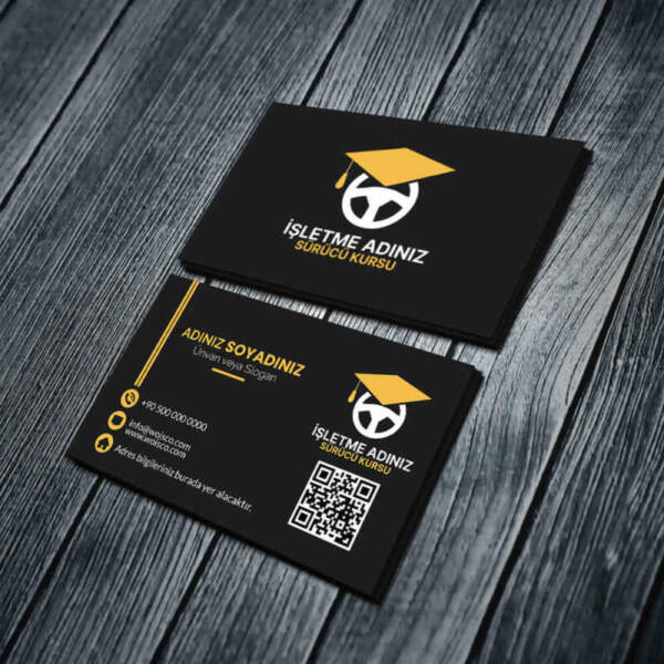Sürücü Kursu Kartvizit Baskı Md:SK115
