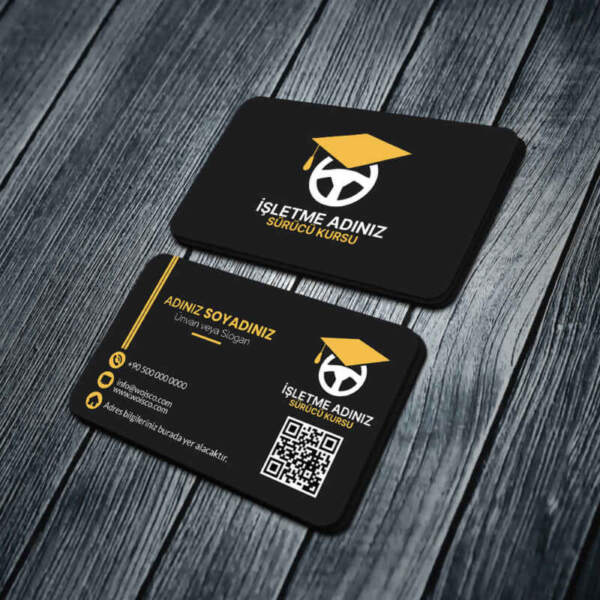 Sürücü Kursu Kartvizit Baskı Md:SK115