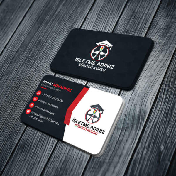 Sürücü Kursu Kartvizit Baskı Md:SK117