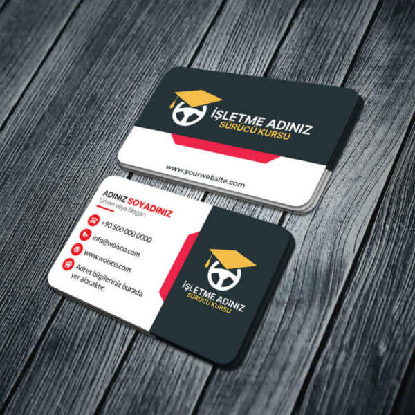 Sürücü Kursu Kartvizit Baskı Md:SK118