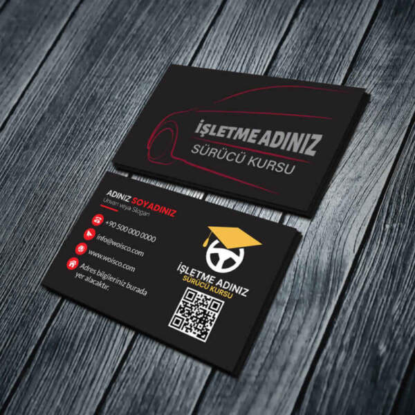 Sürücü Kursu Kartvizit Baskı Md:SK111