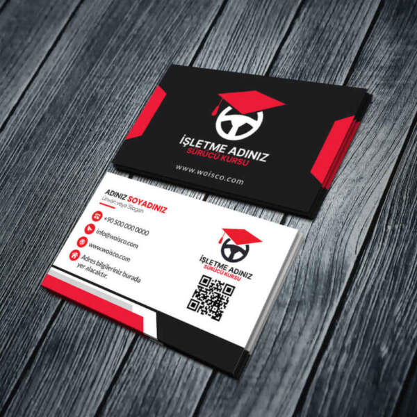 Sürücü Kursu Kartvizit Baskı Md:SK121