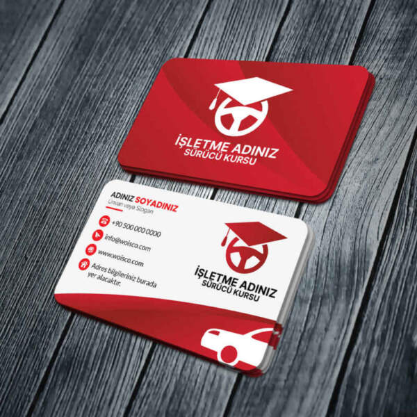 Sürücü Kursu Kartvizit Baskı Md:SK122