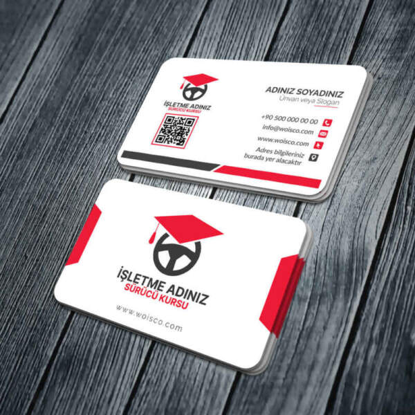 Sürücü Kursu Kartvizit Baskı Md:SK128
