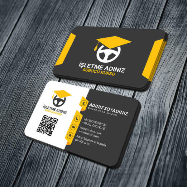 Sürücü Kursu Kartvizit Baskı Md:SK129