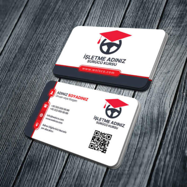 Sürücü Kursu Kartvizit Baskı Md:SK132