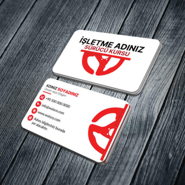 Sürücü Kursu Kartvizit Baskı Md:SK112