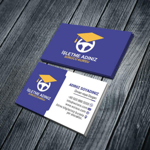 Sürücü Kursu Kartvizit Baskı Md:SK110