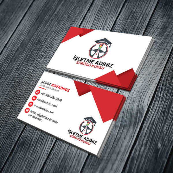 Sürücü Kursu Kartvizit Baskı Md:SK113