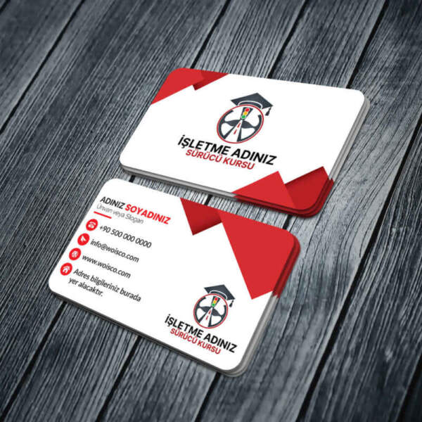 Sürücü Kursu Kartvizit Baskı Md:SK113