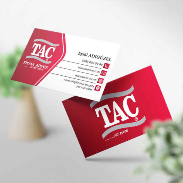 TAÇ Perde Kartvizit Baskı / 1000 Adet