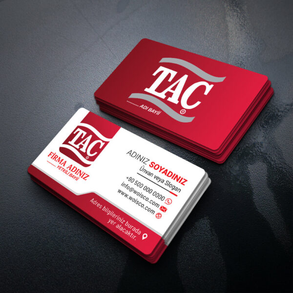 Woisco TAÇ Perde Kartvizit Model PN012