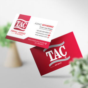 Woisco TAÇ Perde Kartvizit Model PN012