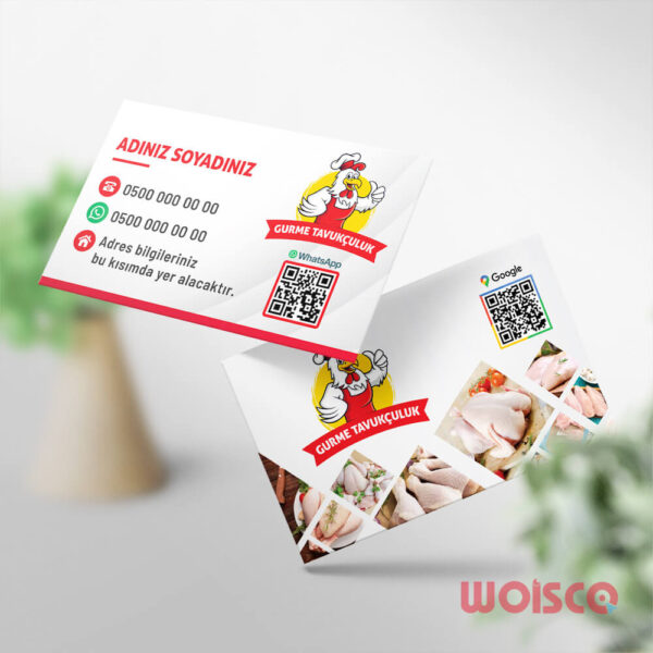 Tavukçu Kartvizit Baskı Model TN0183