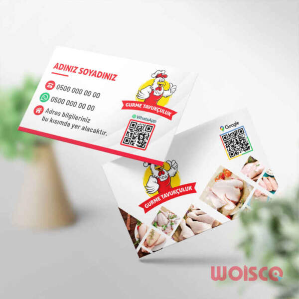 Tavukçu Kartvizit Baskı Model TN0183