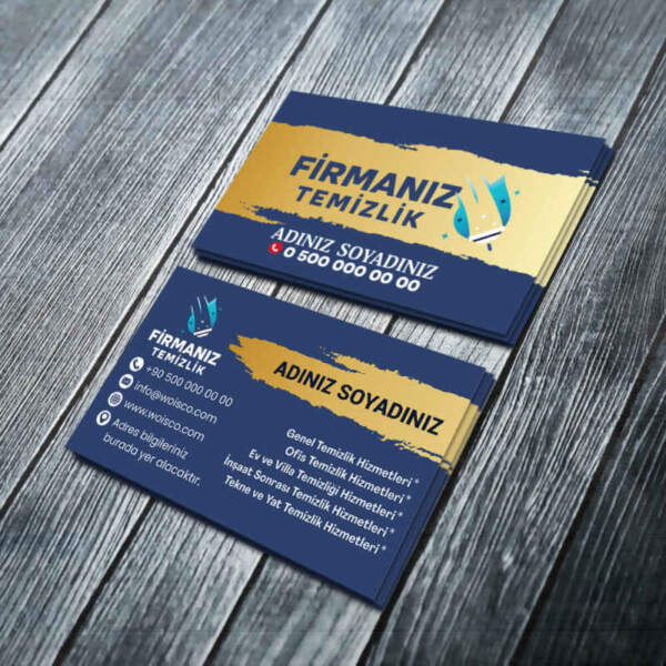 Temizlik Firması Kartvizit Baskı (Md:TZ007)