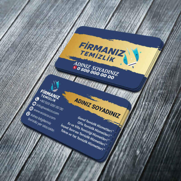 Temizlik Firması Kartvizit Baskı (Md:TZ007)
