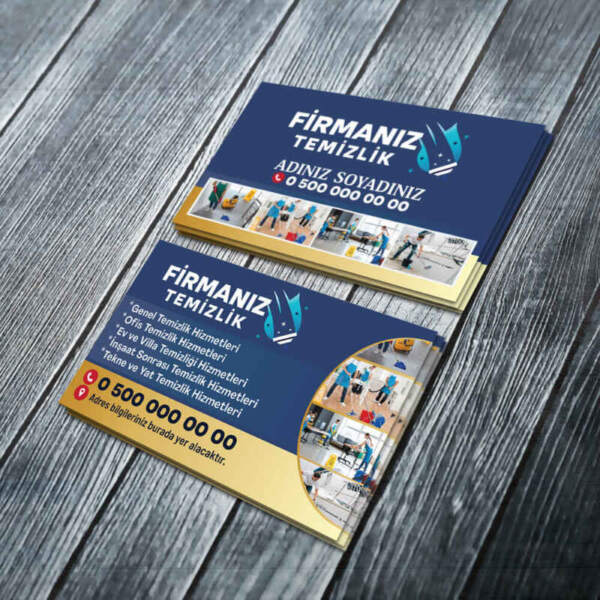 Temizlik Firması Kartvizit Baskı (Md:TZ009)