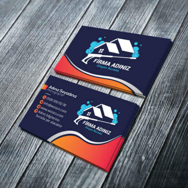 Temizlik Firması Kartvizit Baskı (Md:TZ003)