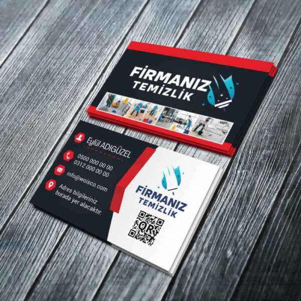 Temizlik Firması Kartvizit Baskı (Md:TZ004)