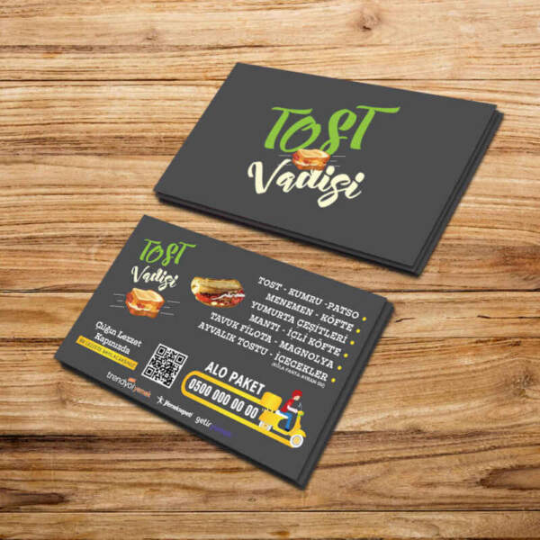 Tostçu Kartvizit Baskı (Md:PN0076)