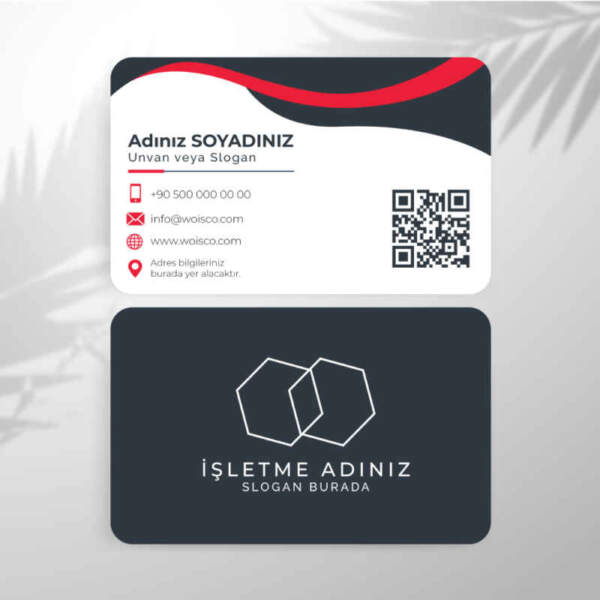 Kartvizit Tek veya Çift Yönlü Baskı (Model H190)