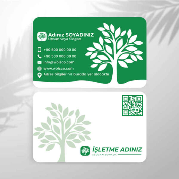 Peyzaj Kartvizit Tek & Çift Yönlü Baskı (Model H205)