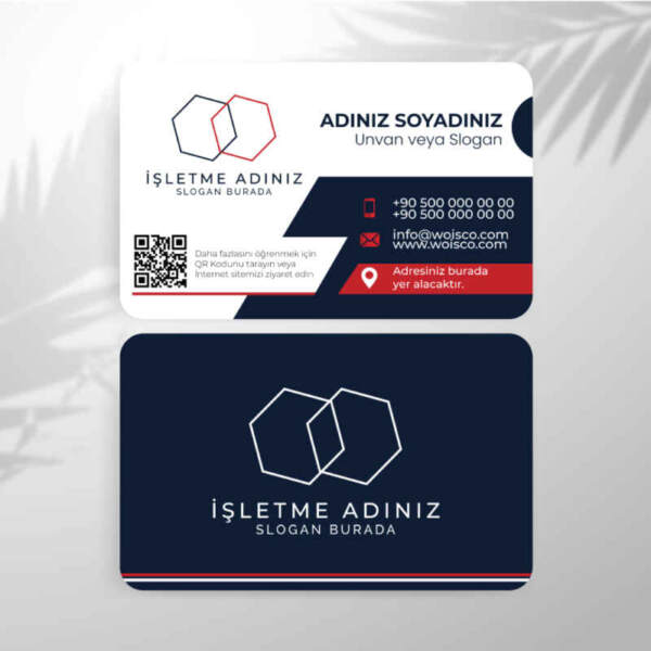 Kartvizit Tek & Çift Yönlü Baskı (Model H194)