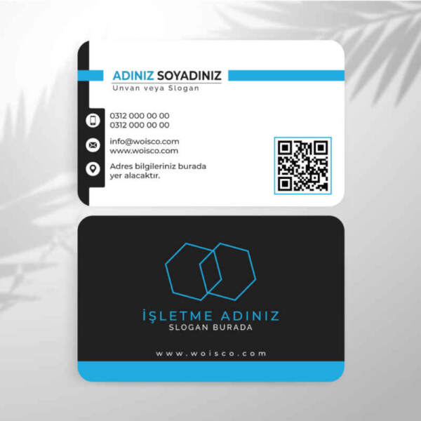 Kartvizit Tek & Çift Yönlü Baskı (Model H195)