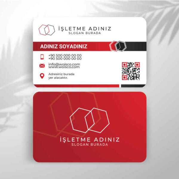 Kartvizit Tek & Çift Yönlü Baskı (Model H196)