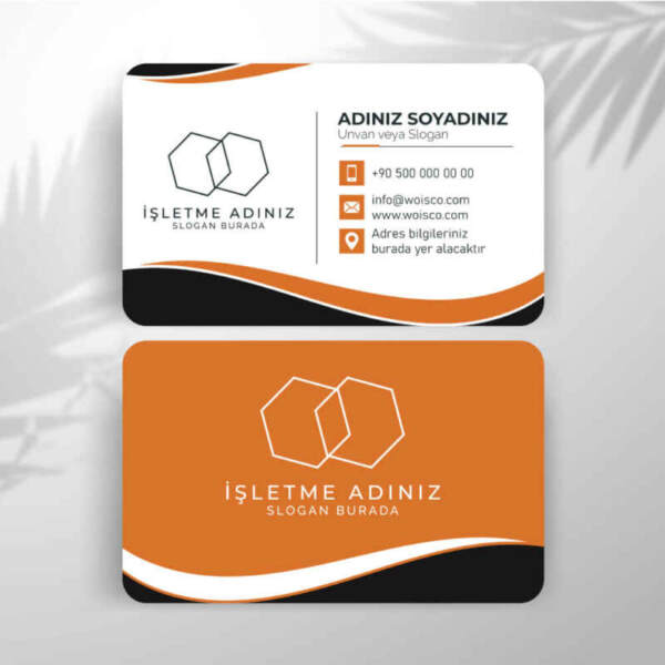 Kartvizit Tek & Çift Yönlü Baskı (Model H200)