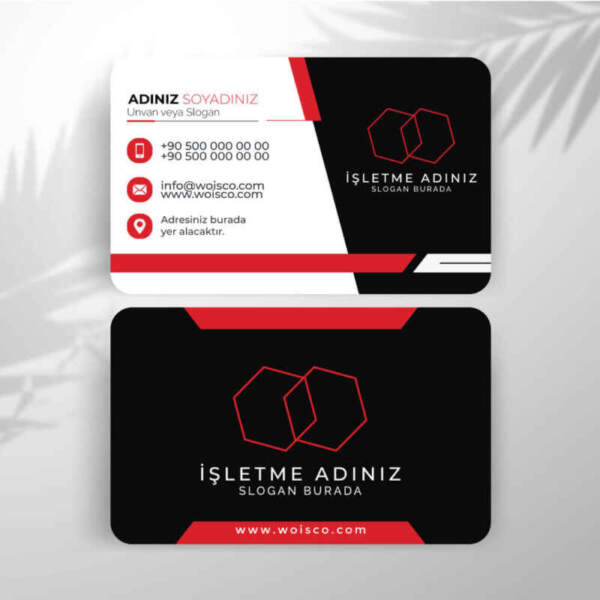 Kartvizit Tek & Çift Yönlü Baskı (Model H202)