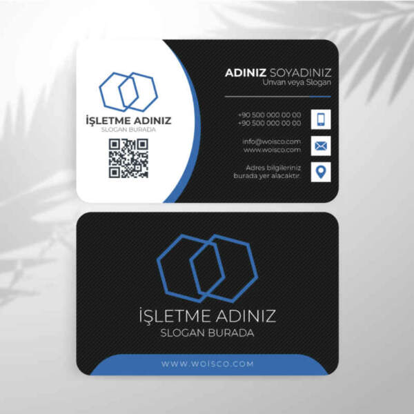 Kartvizit Tek veya Çift Yönlü Baskı (Model H183)