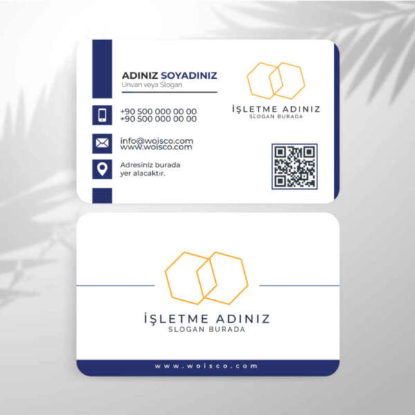 Kartvizit Tek veya Çift Yönlü Baskı (Model H185)