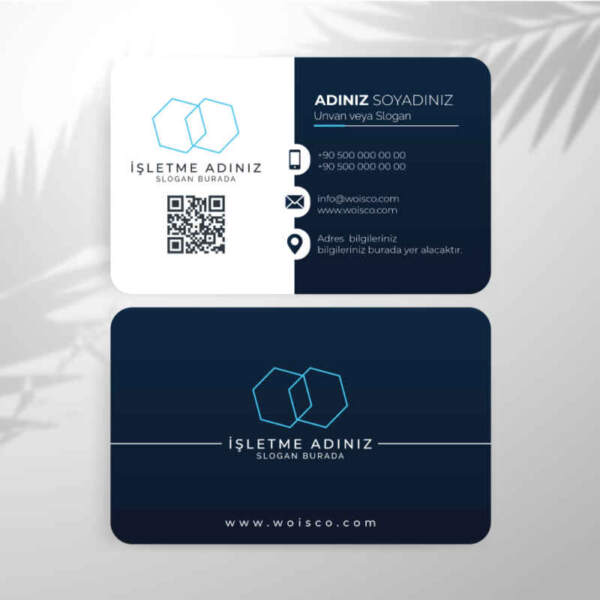 Kartvizit Tek veya Çift Yönlü Baskı (Model H187)