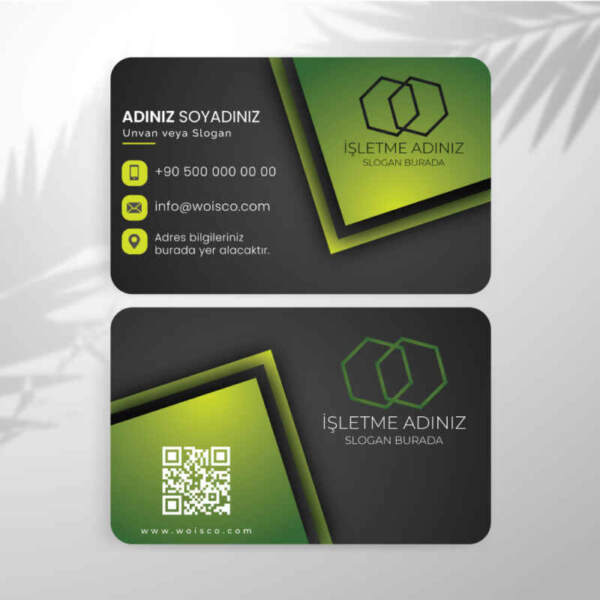 Kartvizit Tek veya Çift Yönlü Baskı (Model H188)