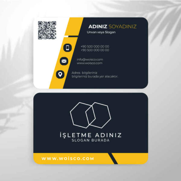 Kartvizit Tek veya Çift Yönlü Baskı (Model H188)