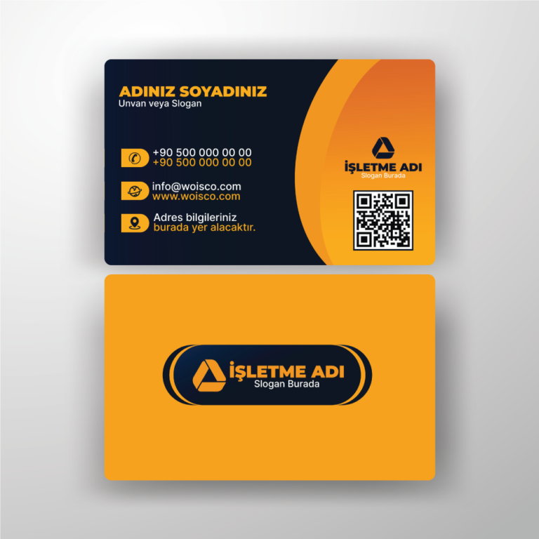 Kartvizit Tek veya Çift Yönlü Baskı (Model H138)