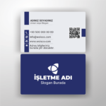 Kartvizit Tek veya Çift Yönlü Baskı (Model H146)