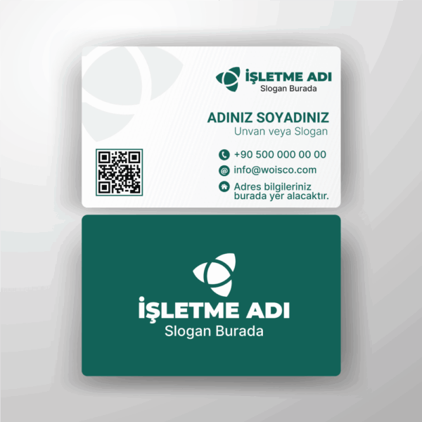 Kartvizit Tek veya Çift Yönlü Baskı (Model H147)
